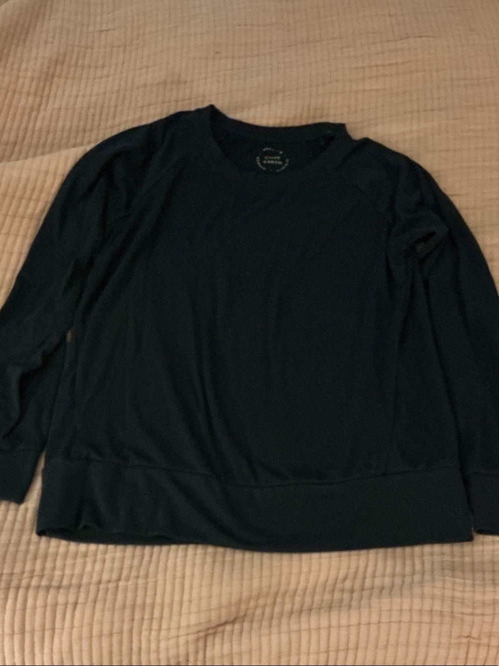 Cozy earth Black Crewneck Sweater